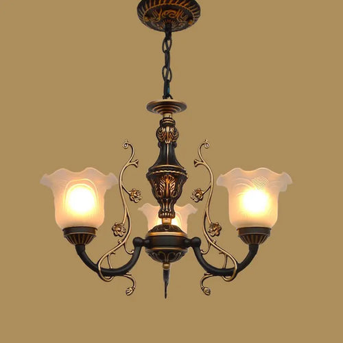 lustre style européen pour éclairage intérieur et décoration maison - vue 4 sur 12