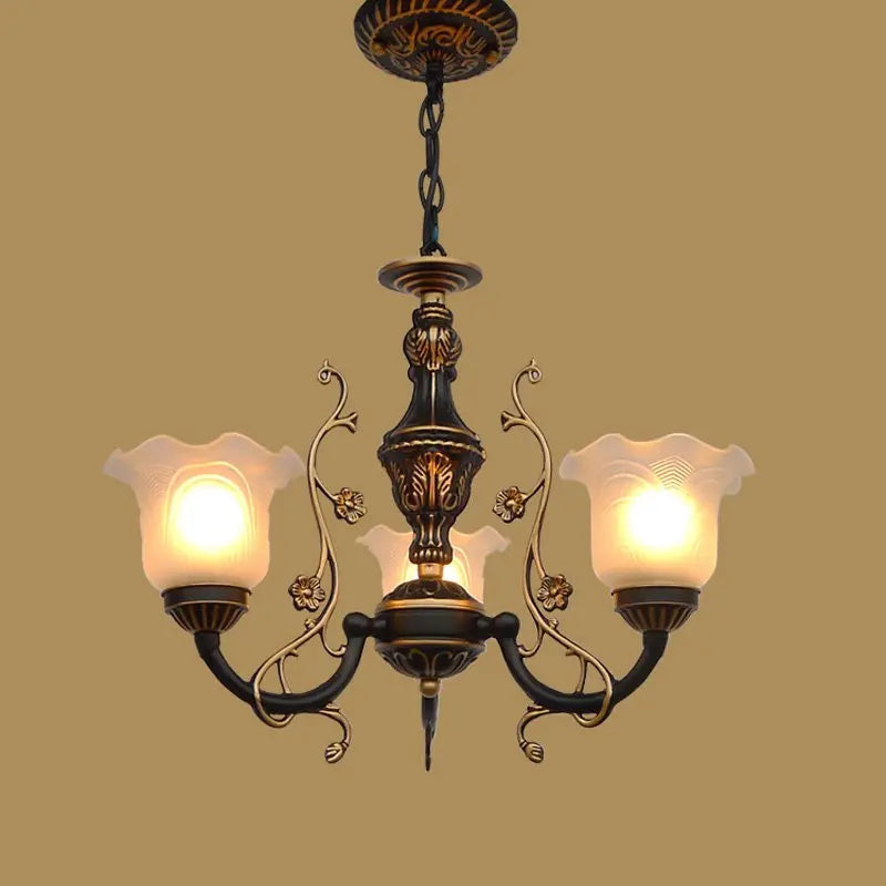 lustre style européen pour éclairage intérieur et décoration maison - vue 3 sur 12