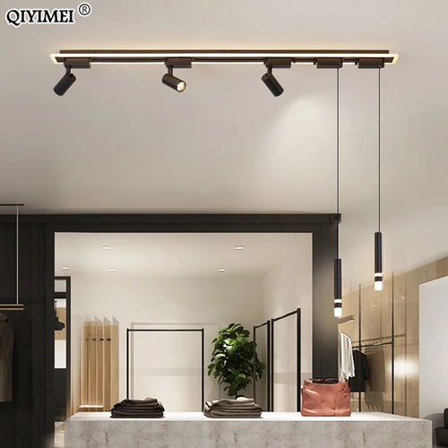 luminaire suspendu led acrylique minimaliste moderne - vue 2 sur 18