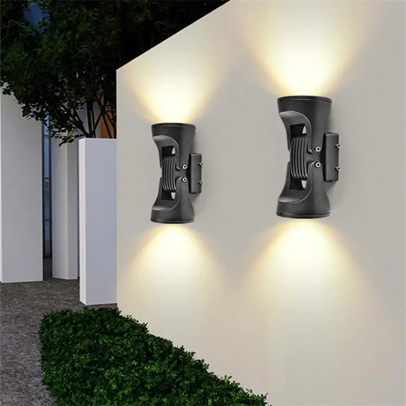 applique murale double tête éclairage paysage étanche aluminium - vue 5 sur 9