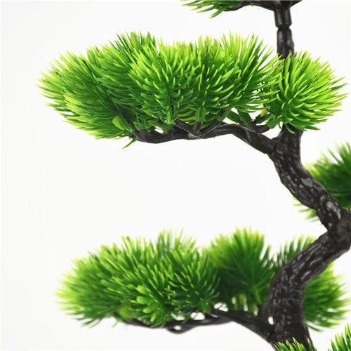 plante artificielle bonsaï en pot pour décoration intérieure et extérieure - vue 6 sur 6