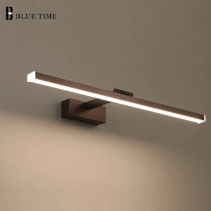 LED miroir lumière moderne applique murale LED lumière pour la maison salle de bain lampe AC90-260V LED luminaire intérieur appliques L120 100 80 60cm