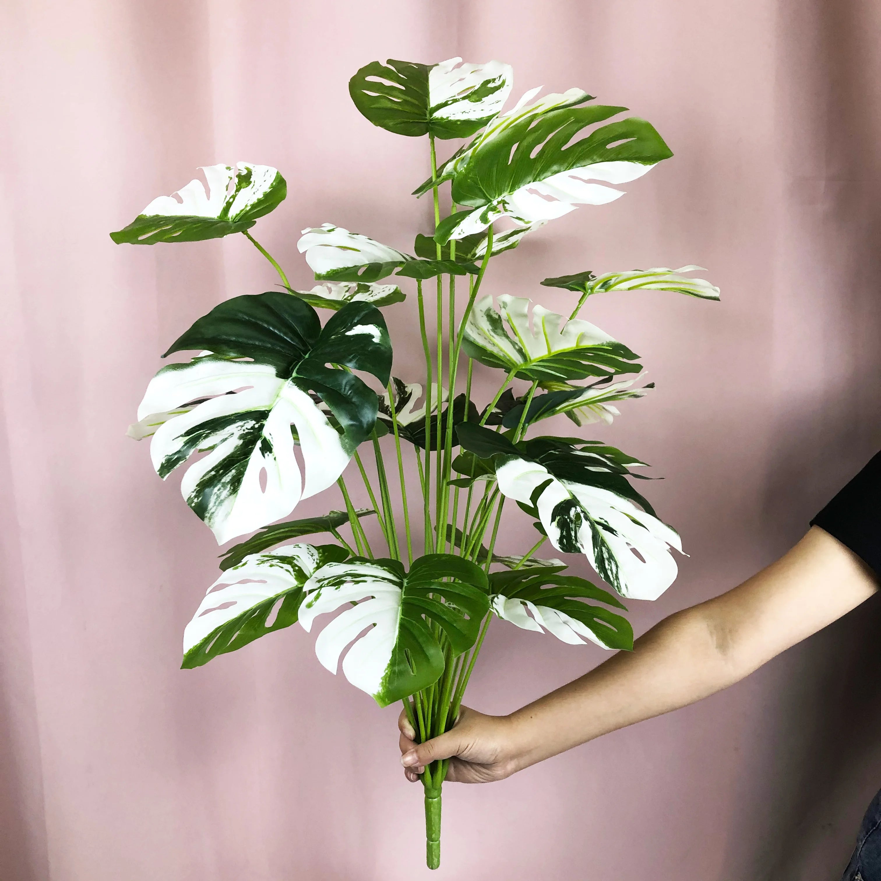plantes artificielles bonsaï monstera palmier décoration intérieure et extérieure - vue 2 sur 10