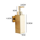 distributeur de savon liquide mural en acier inoxydable pour gel douche