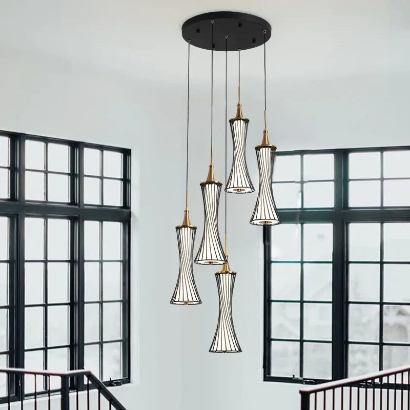 lustre moderne led en cristal pour décoration maison - vue 4 sur 11