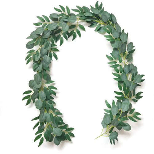 guirlande d'eucalyptus artificiel pour décoration de mariage et table - vue 18 sur 23
