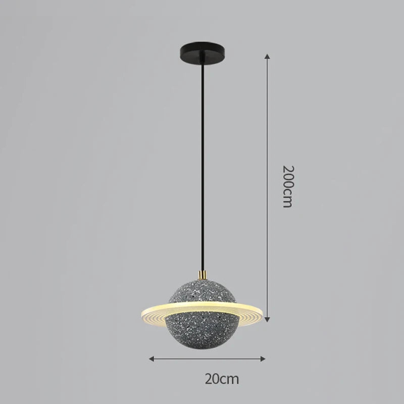 suspension en résine planet pour décoration intérieure moderne - vue 17 sur 18