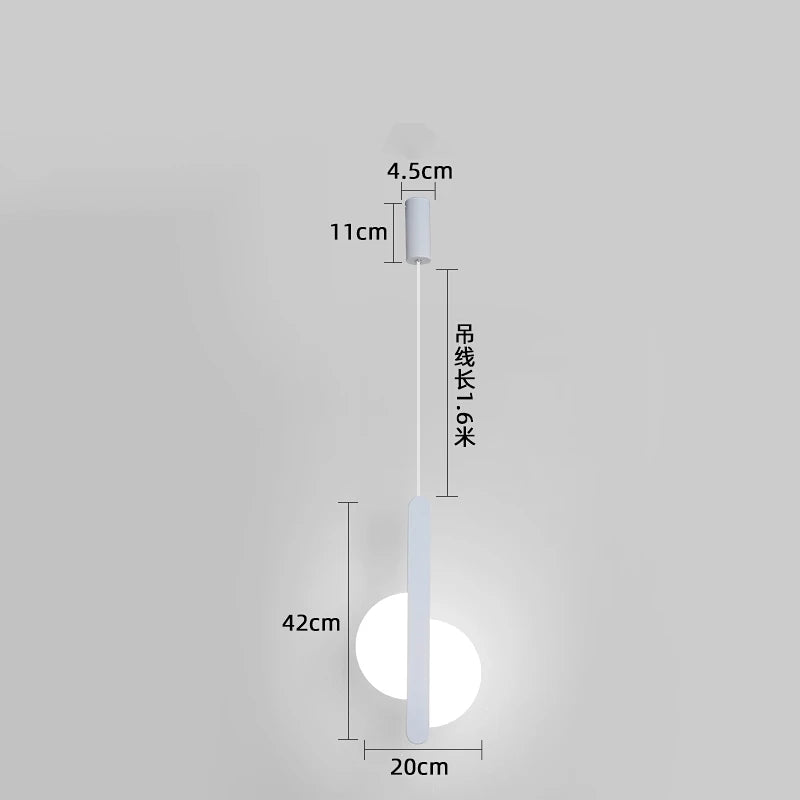 suspension moderne à led pour décoration intérieure élégante - vue 12 sur 12