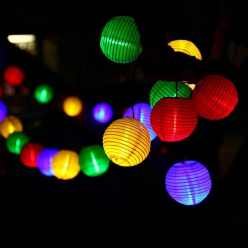 guirlande lumineuse solaire décorative pour jardin extérieur - vue 4 sur 6