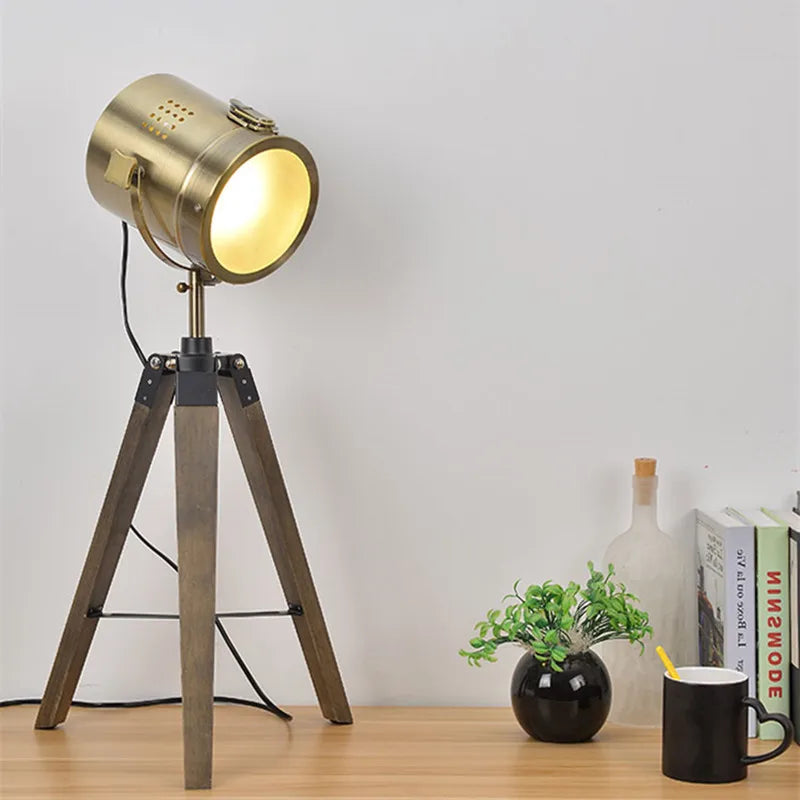 lampadaire nordique en bois massif avec éclairage led moderne - vue 4 sur 10
