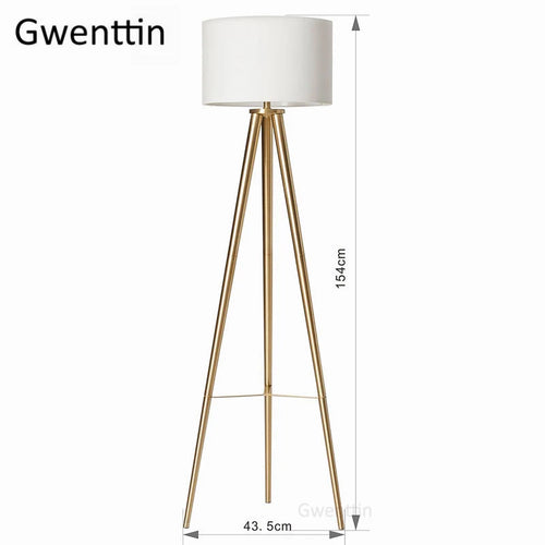 lampadaire créatif en fil de soie avec trépied nordique décoratif - vue 6 sur 13