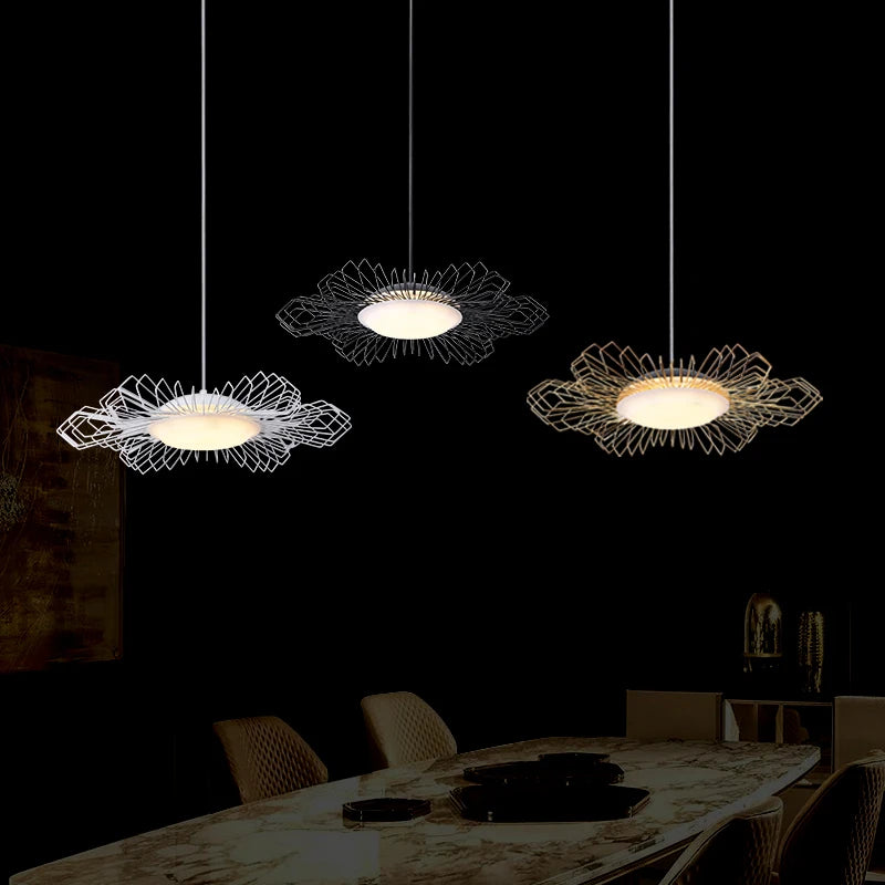 suspension design nordique ligne artistique lmap luminaire décoratif - vue 5 sur 9