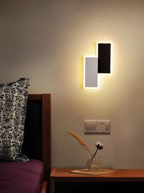 applique murale led moderne simple art décoratif luminaire - vue 3 sur 10