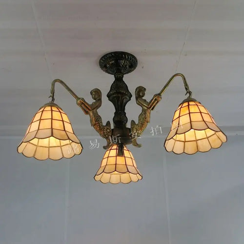 lustre méditerranéen tiffany sirène pour intérieur créatif - vue 17 sur 17