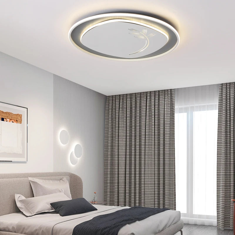 plafonnier led style chinois rond bois fer forgé ambiance - vue 6 sur 10
