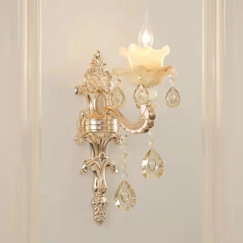 applique murale en cristal design moderne pour intérieur élégant - vue 3 sur 22