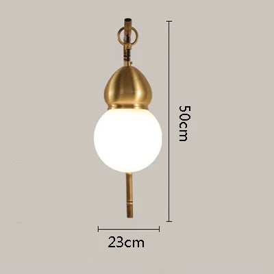 applique murale gourde style chinois pour décoration intérieure - vue 9 sur 8
