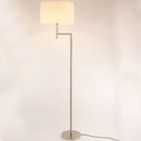 lampadaire moderne en acier inoxydable avec led design élégant