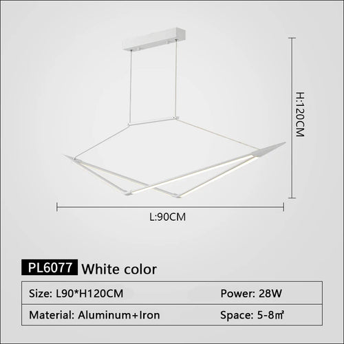 suspension led moderne dimmable pour un éclairage élégant - vue 13 sur 15