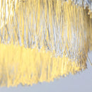 lustre romantique en fil de coton pour décoration intérieure