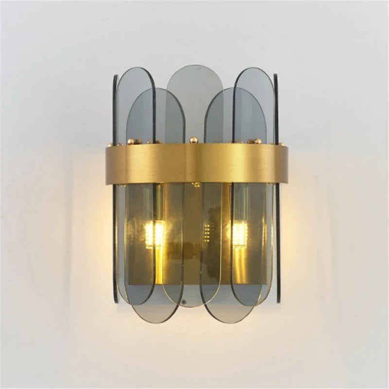 applique murale led nordique en verre design créatif et moderne - vue 1 sur 8