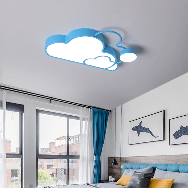 plafonnier led décoratif pour intérieur chambre école maternelle - vue 4 sur 11