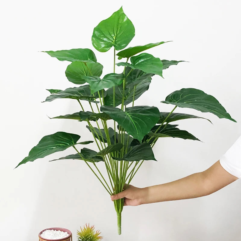 plante artificielle tropicale monstera pour décoration intérieure et extérieure - vue 4 sur 11