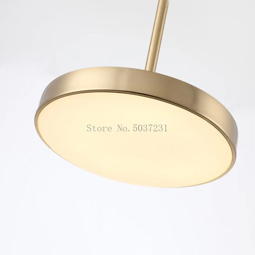 lustre nordique en acrylique led simple pour restaurant et café - vue 5 sur 8