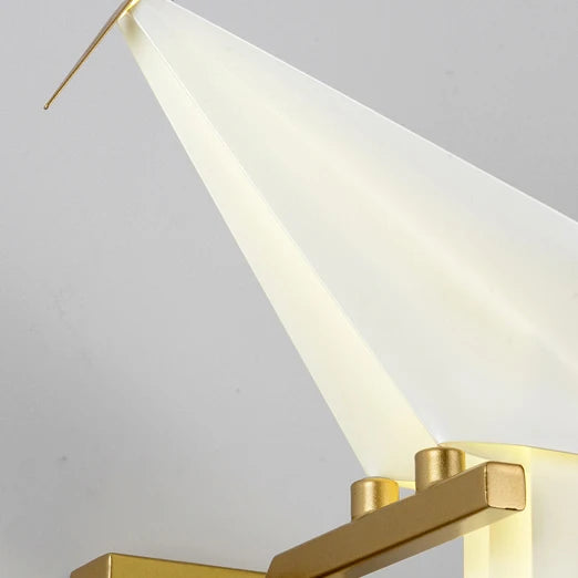 lampe postmoderne en fer acrylique pour amoureux des oiseaux - vue 4 sur 21