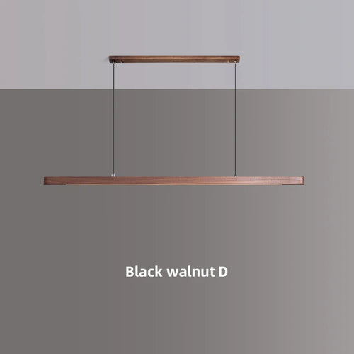 suspension en bois avec lumière led pour table à manger