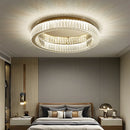 Plafonnier rond led cristal moderne simple