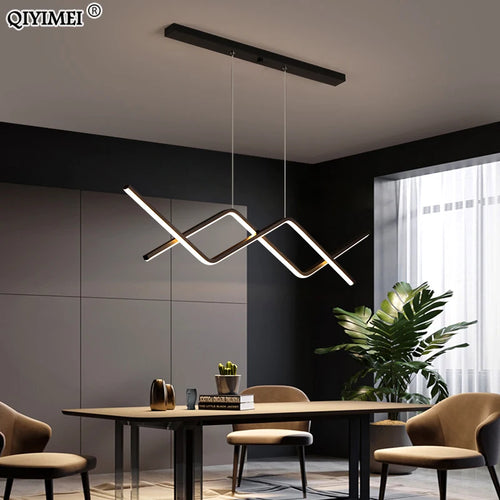 suspension led moderne à intensité variable éclairage intérieur nouvelle lampe - vue 2 sur 10