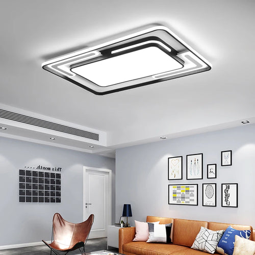 plafonnier luminaire contemporain géométrique pour éclairage intérieur - vue 2 sur 9