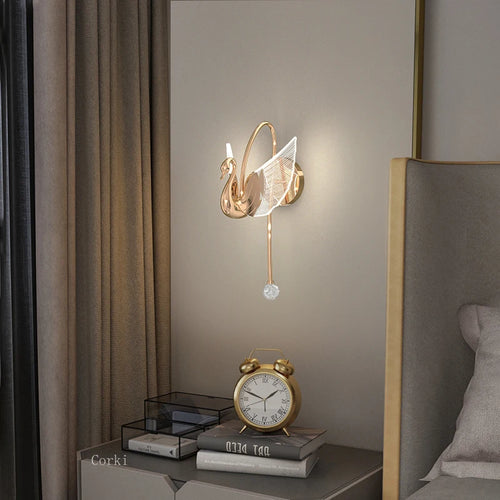 applique murale led nordique design luxe pour intérieur élégant - vue 3 sur 8