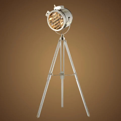 lampe de sol rétro industrielle style navale nordique - vue 9 sur 15