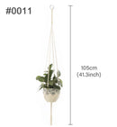 suspension en macramé pour pots de fleurs décoratifs