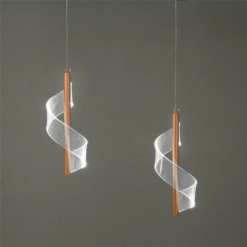 suspension en acrylique design nordique moderne pour restaurant - vue 2 sur 8