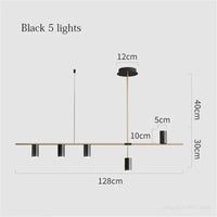 lustre simple led moderne pour café restaurant