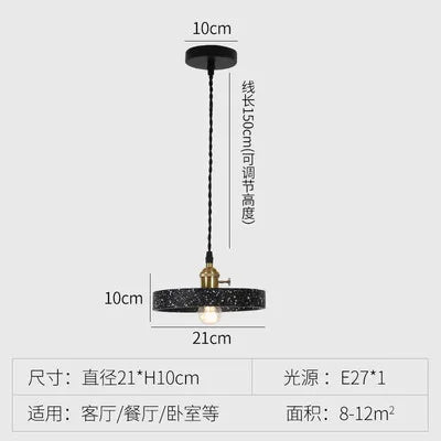 suspension industrielle en ciment pour table et bar - vue 16 sur 23