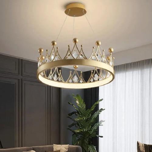 lustre moderne en cristal design nordique pour éclairage intérieur - vue 6 sur 10