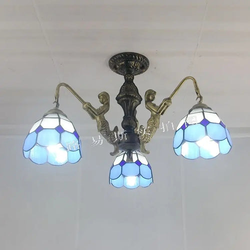 lustre méditerranéen tiffany sirène pour intérieur créatif - vue 16 sur 17