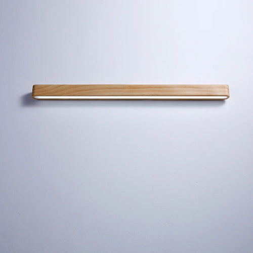 Applique murale led en bois massif design moderne style japonais - vue 7 sur 8