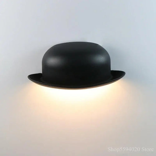 applique murale extérieure à led en forme de chapeau de paille - vue 5 sur 6