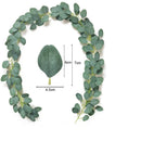 guirlande d'eucalyptus artificiel pour décoration de mariage et table