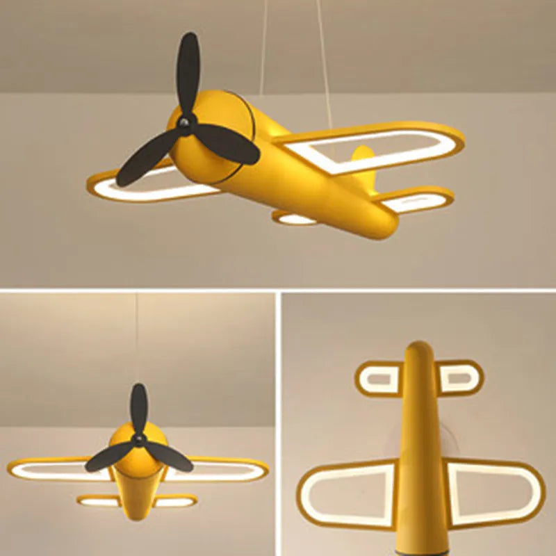 Lustre Led moderne en forme d'avion - vue 4 sur 8