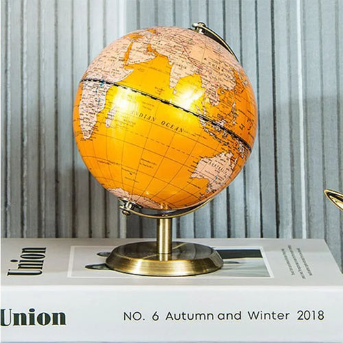 globe rotatif décoratif style européen luxe créatif - vue 6 sur 10