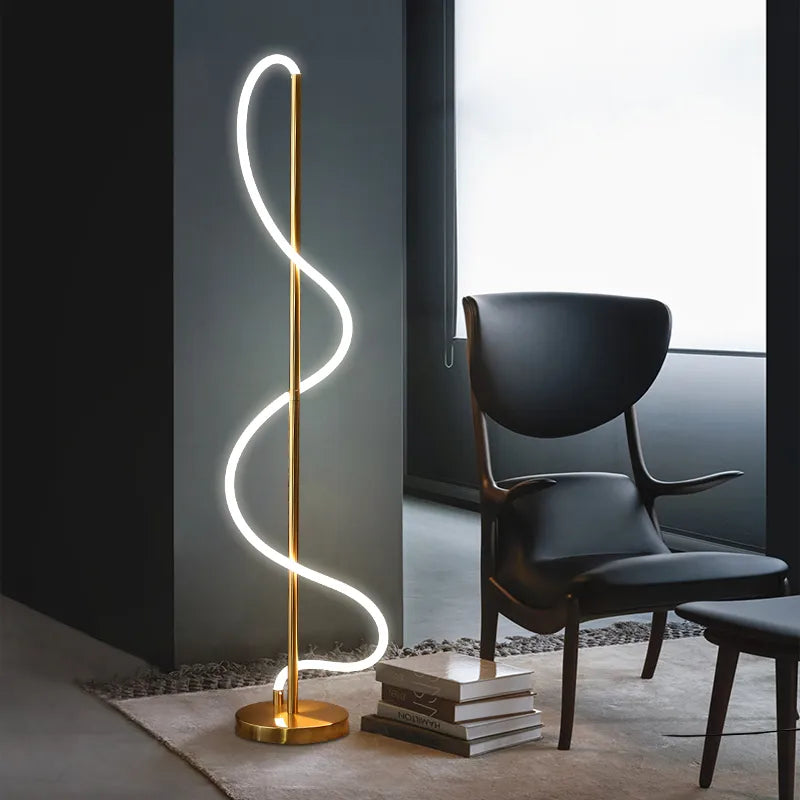LED postmoderne musique Notes LED lumière lampadaire foyer étude - vue 1 sur 21