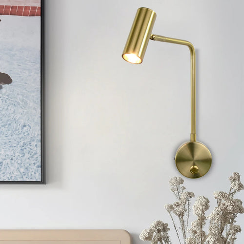 applique murale led moderne minimaliste avec interrupteur angle réglable - vue 8 sur 8