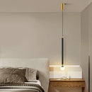 suspension créative simple avec long câble en verre et aluminium