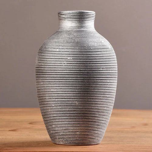 vase en céramique moderne pour décoration intérieure de fleurs - vue 8 sur 11